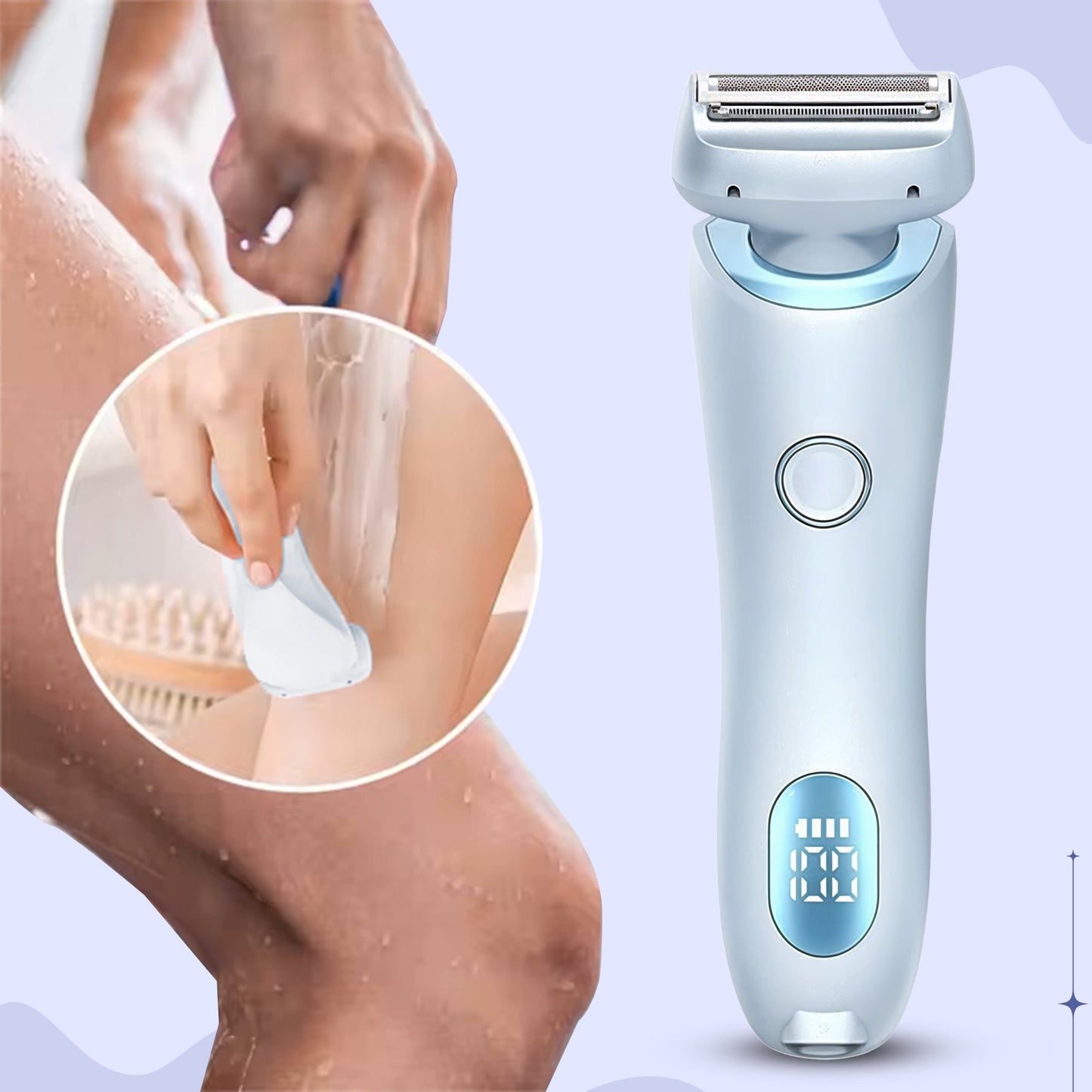 Electric Portable Razor - Perfect for both wet and dry shaving