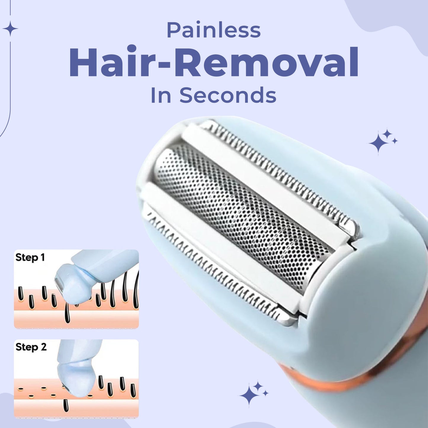 Electric Portable Razor - Perfect for both wet and dry shaving