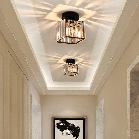 Kristallen glazen plafondlamp voor moderne interieurs