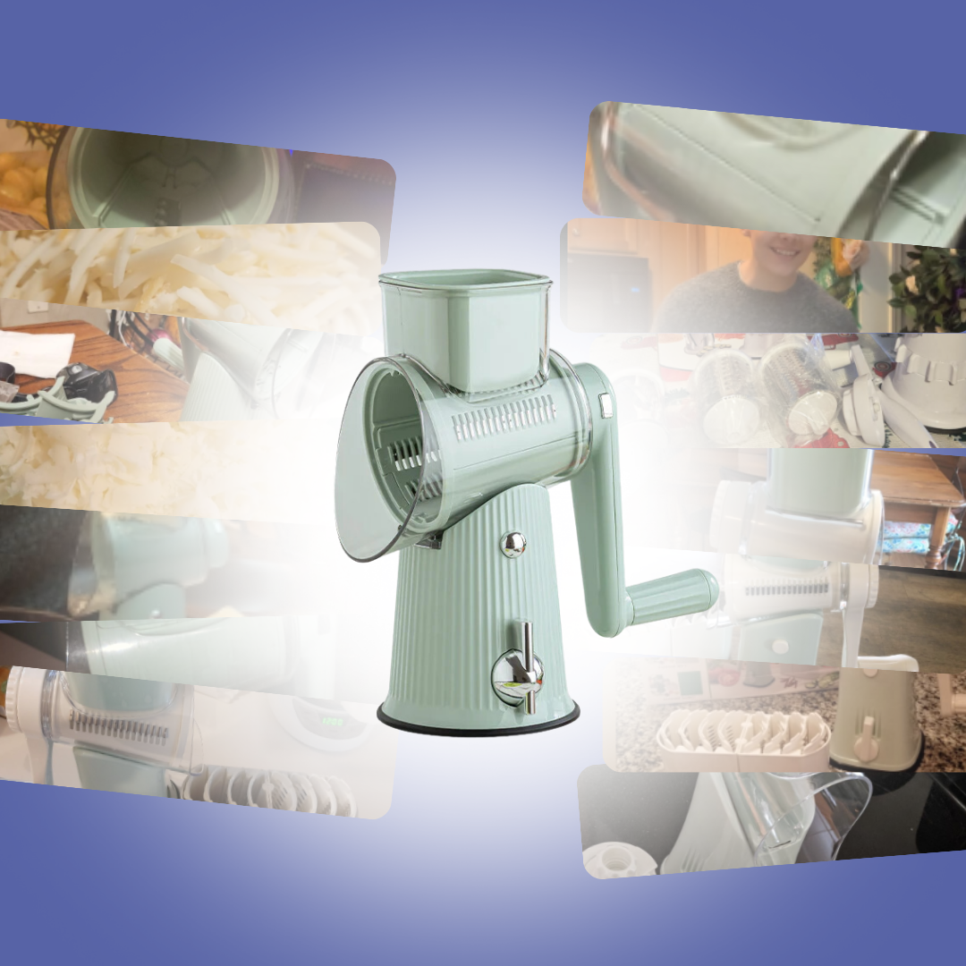 SliceMaster™ 5-in-1 Gourmet Food Grater
