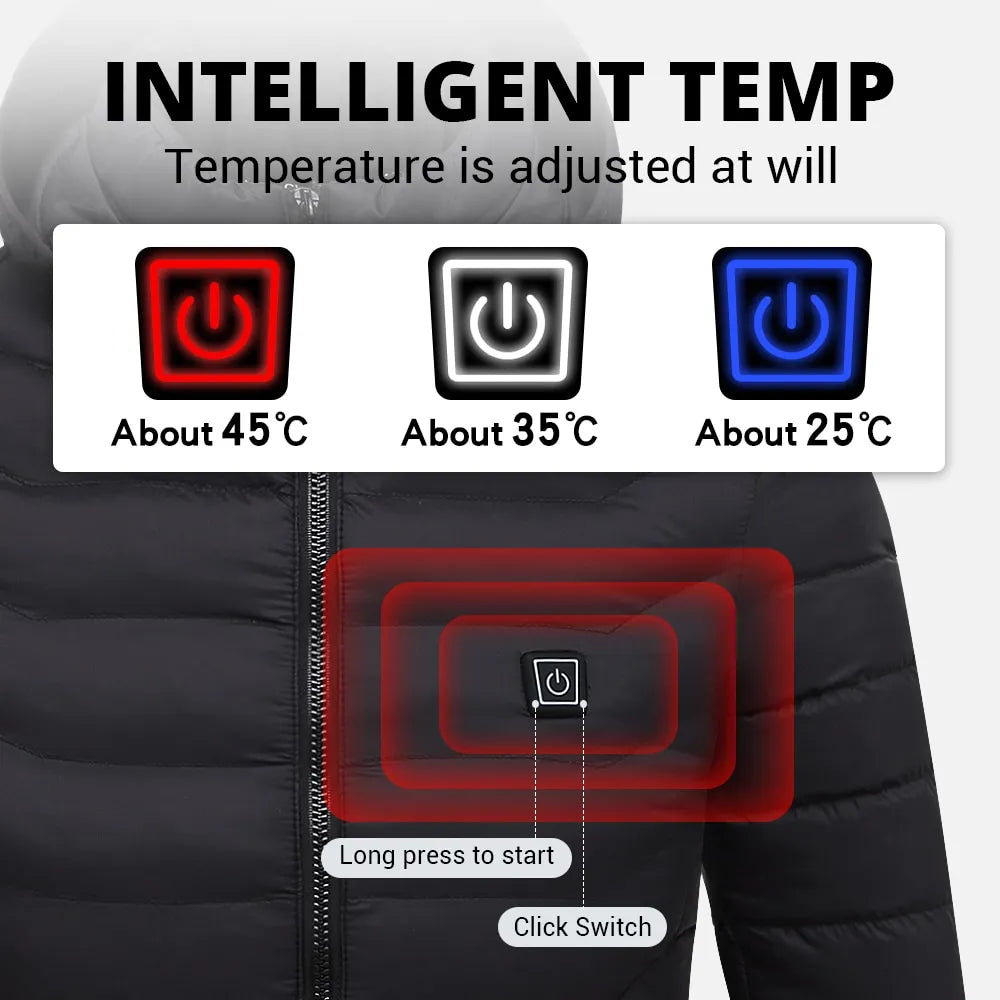 FrostGuard™ Unisex Heated Jacket – Conquer the Cold