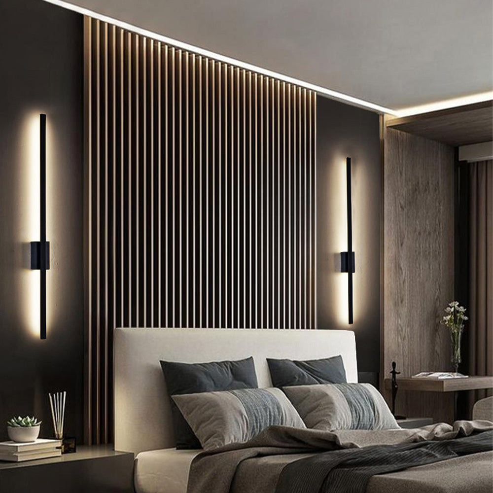 IronGlow™ Industriële Minimalistische Lange LED Wandlamp – Hedendaagse Woonkamerinrichting & Stijlvolle verlichting