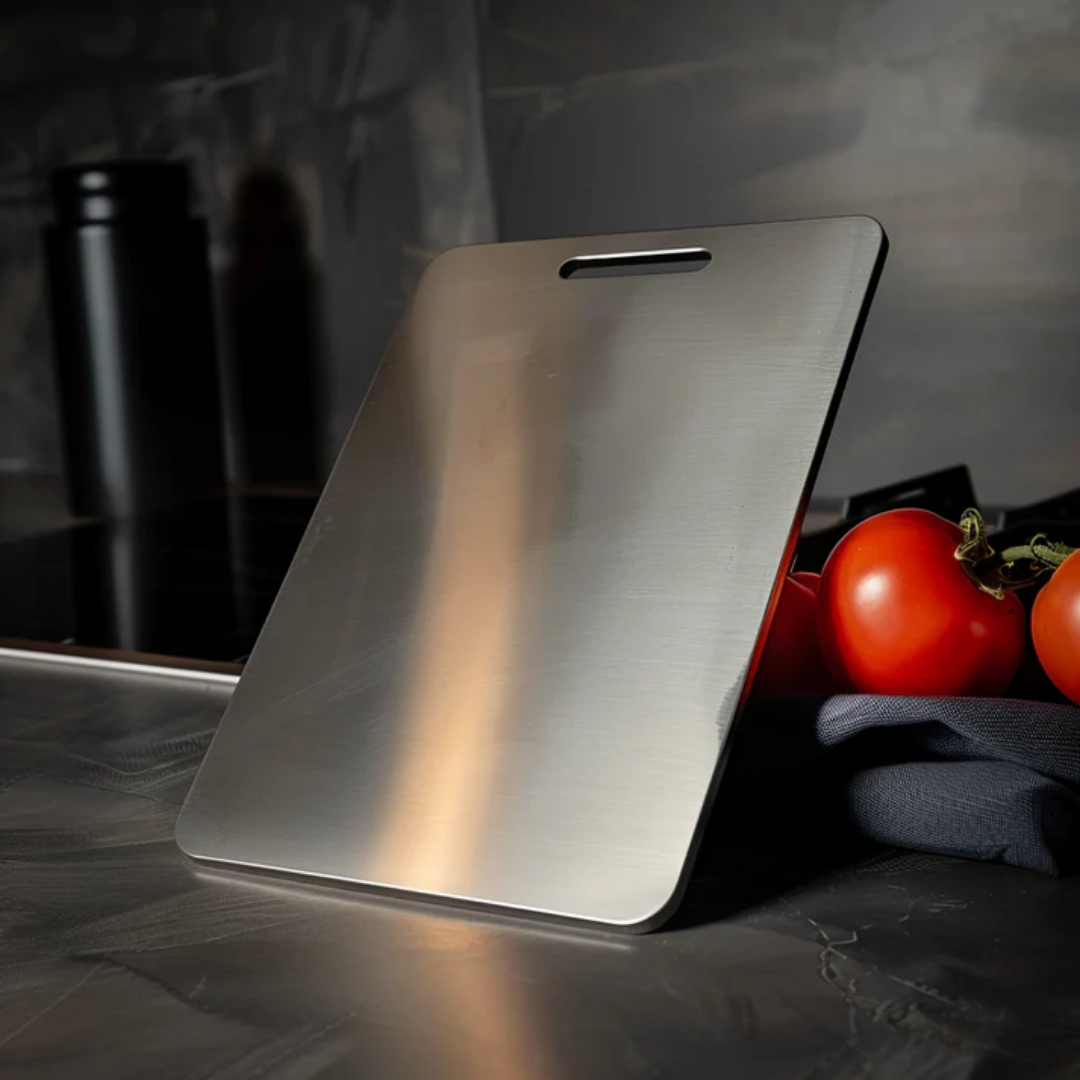 SteelPro™ Stainless Steel Cutting Board – Built to Resist Stains & Scratches