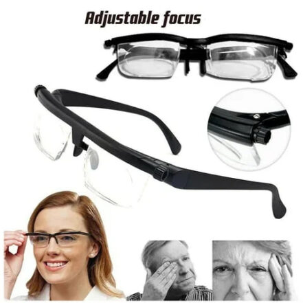 VisionFlex™ Adjustable Focus Glasses – Near & Far Sight in One
