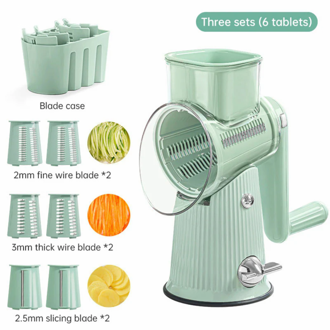SliceMaster™ 5-in-1 Gourmet Food Grater