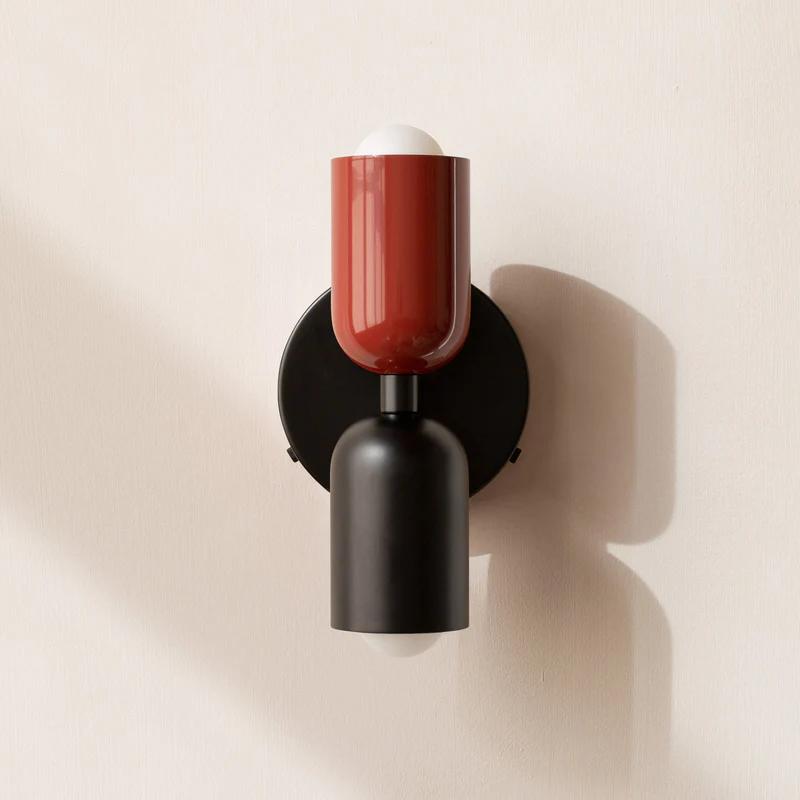 LumoBeam™ Modern Dual Glass Wall Sconce – Up & Down Outdoor Lighting Fixture