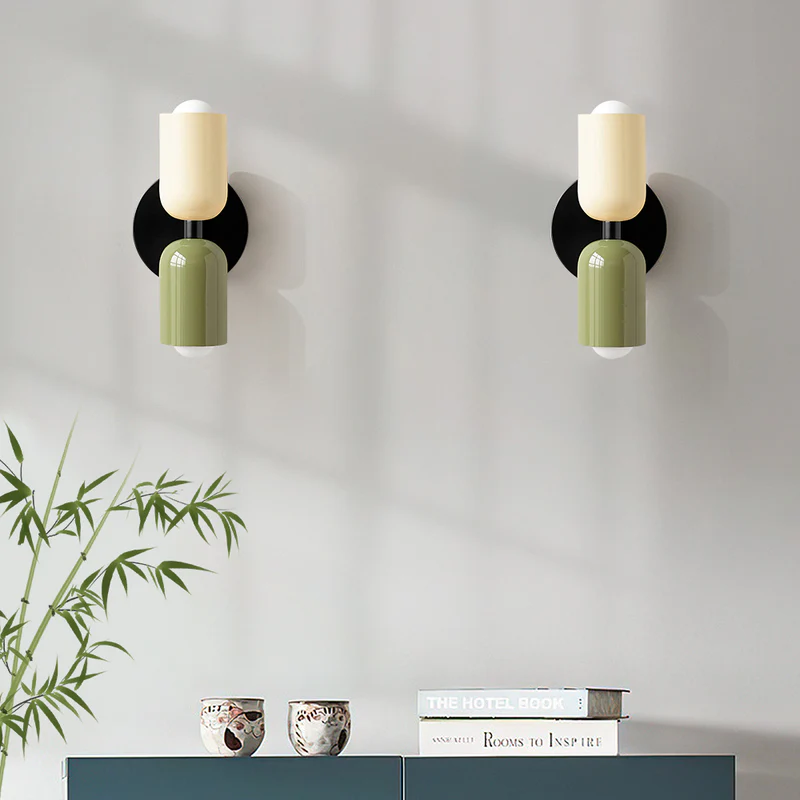 LumoBeam™ Modern Dual Glass Wall Sconce – Up & Down Outdoor Lighting Fixture