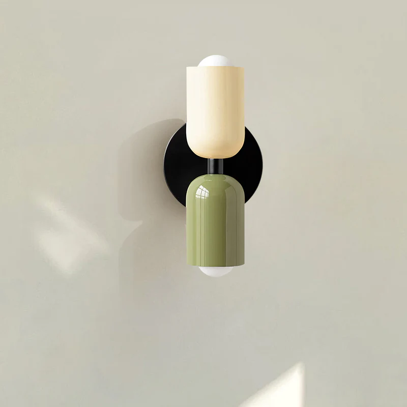 LumoBeam™ Modern Dual Glass Wall Sconce – Up & Down Outdoor Lighting Fixture