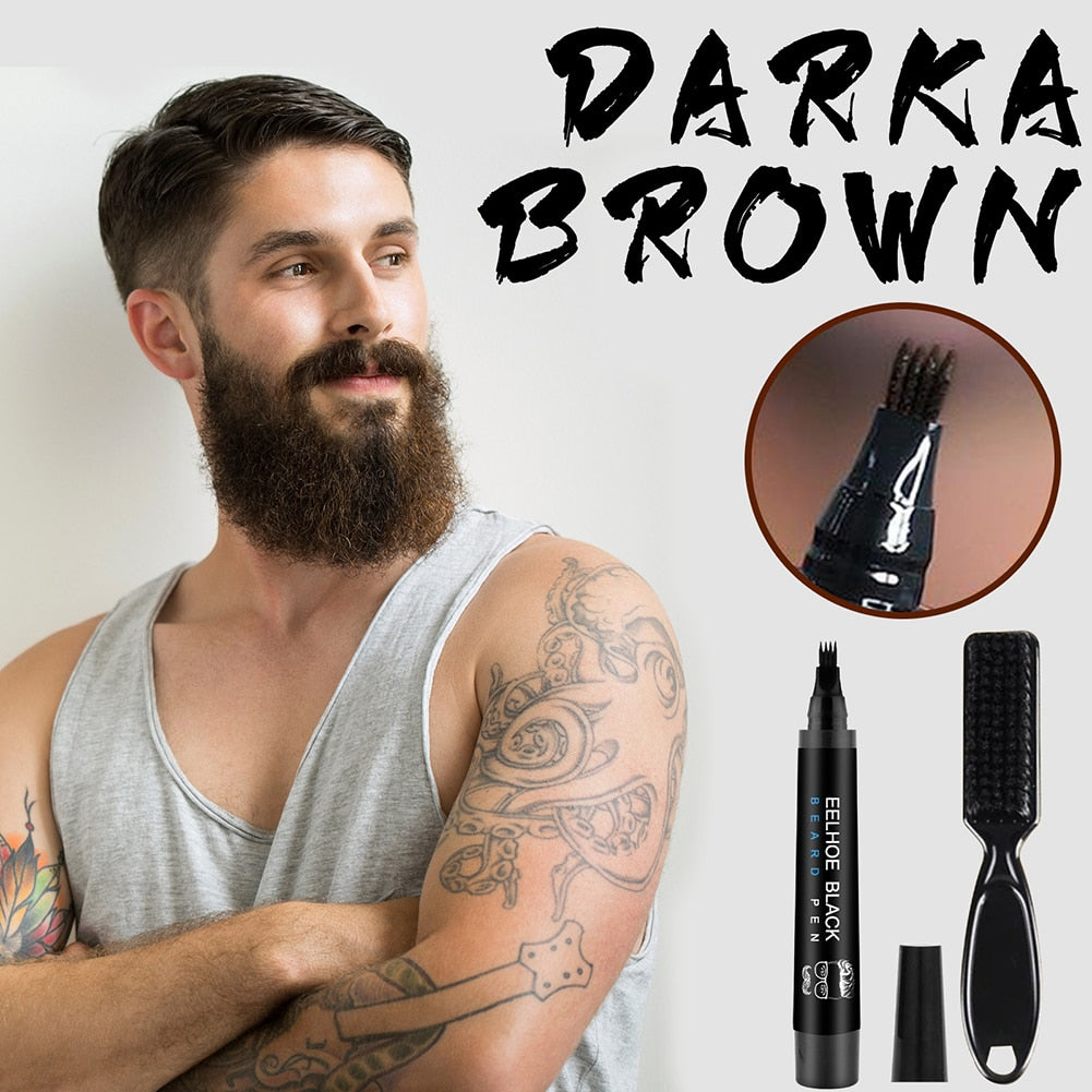 BeardForge™ Waterproof Beard Filling Pen Kit | Fill Patches, Define Confidence