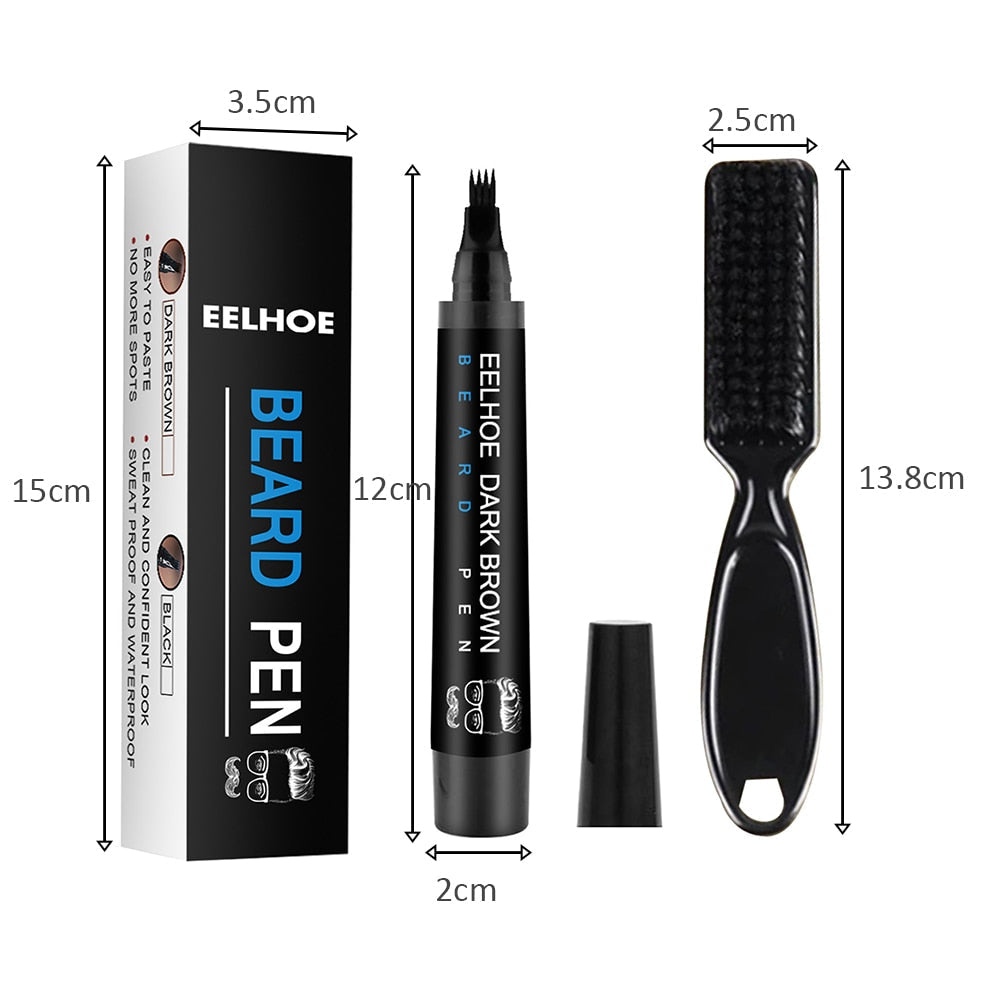 BeardForge™ Waterproof Beard Filling Pen Kit | Fill Patches, Define Confidence