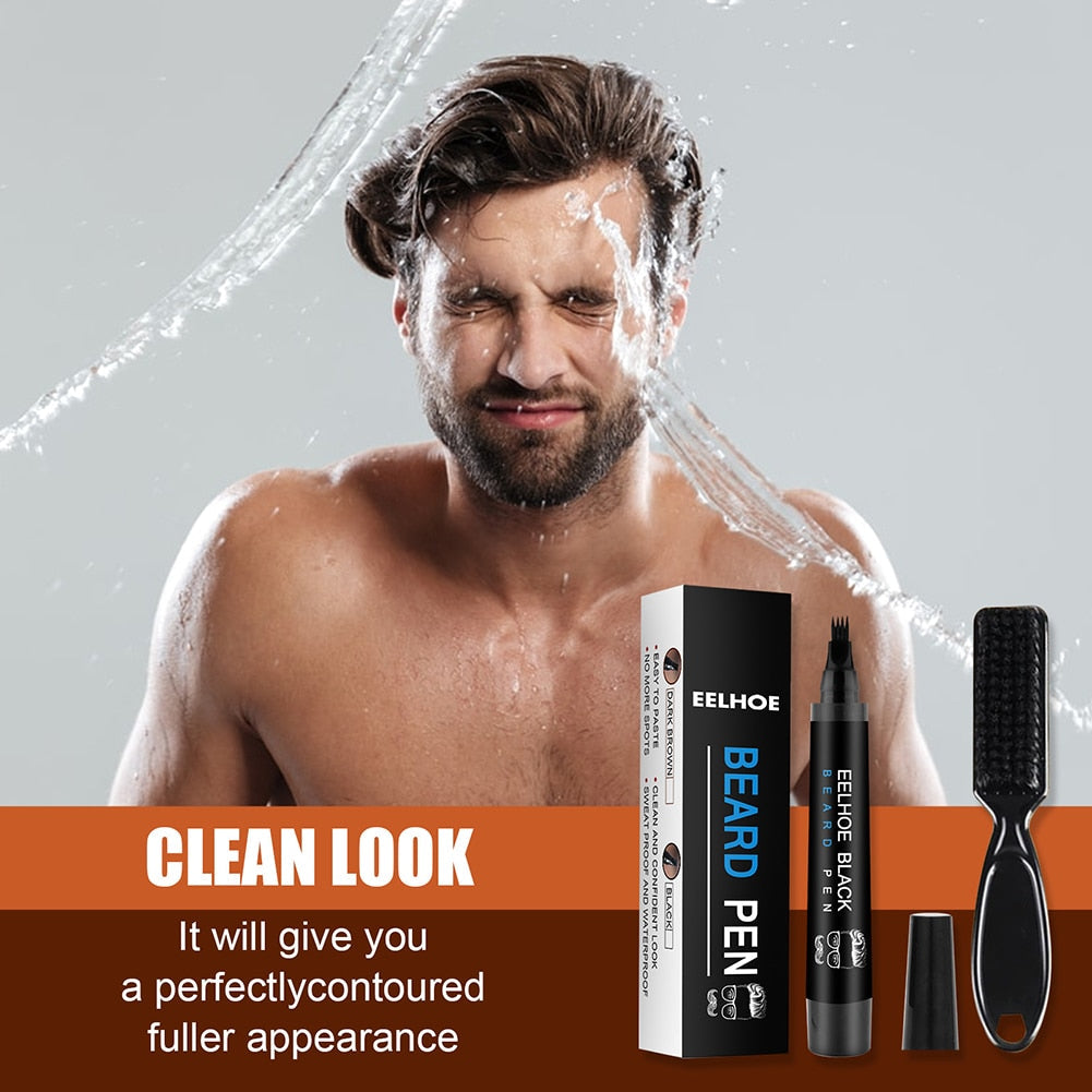 BeardForge™ Waterproof Beard Filling Pen Kit | Fill Patches, Define Confidence
