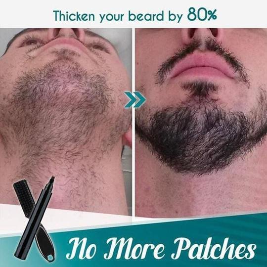 BeardForge™ Waterproof Beard Filling Pen Kit | Fill Patches, Define Confidence