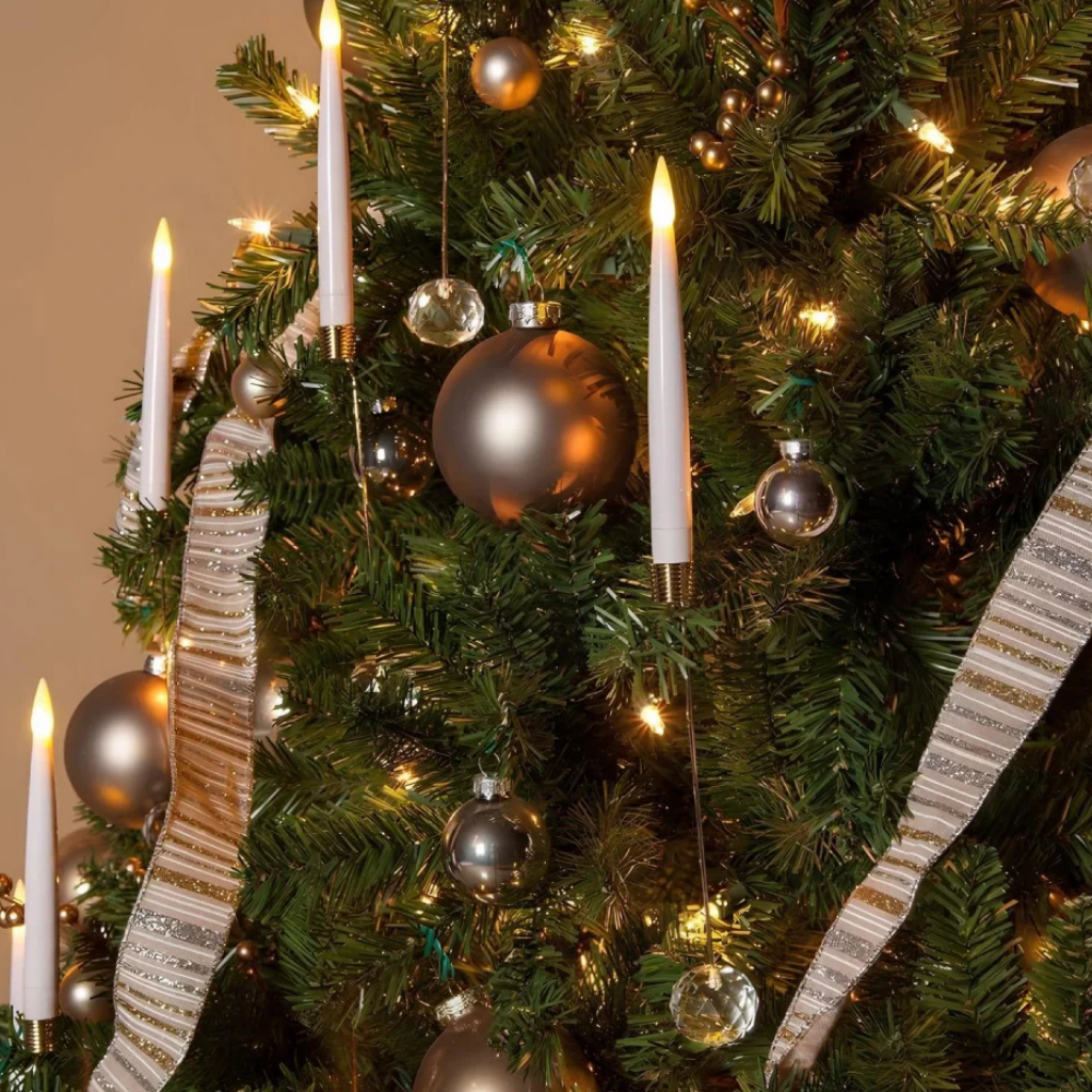 LED Christmas Tree Candle Lights Flameless Remote Decoration