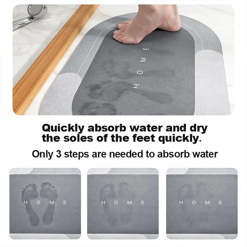 AquaGuard™ Instant Water Absorbent Floor Mat | Safe, Stylish & Non-Slip