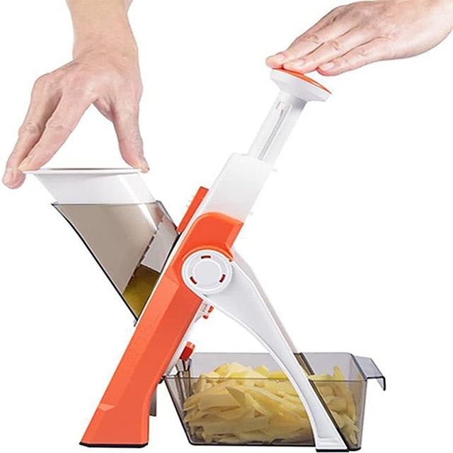 QuickChop™ Vegetable Slicer | Fast, Safe & Effortless Cutting