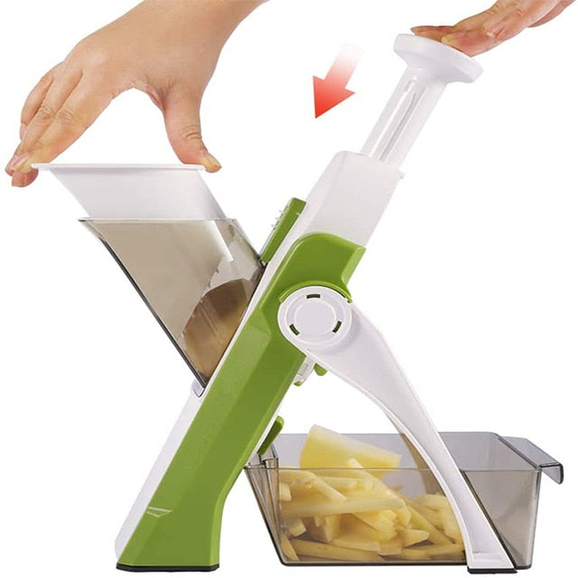 QuickChop™ Vegetable Slicer | Fast, Safe & Effortless Cutting