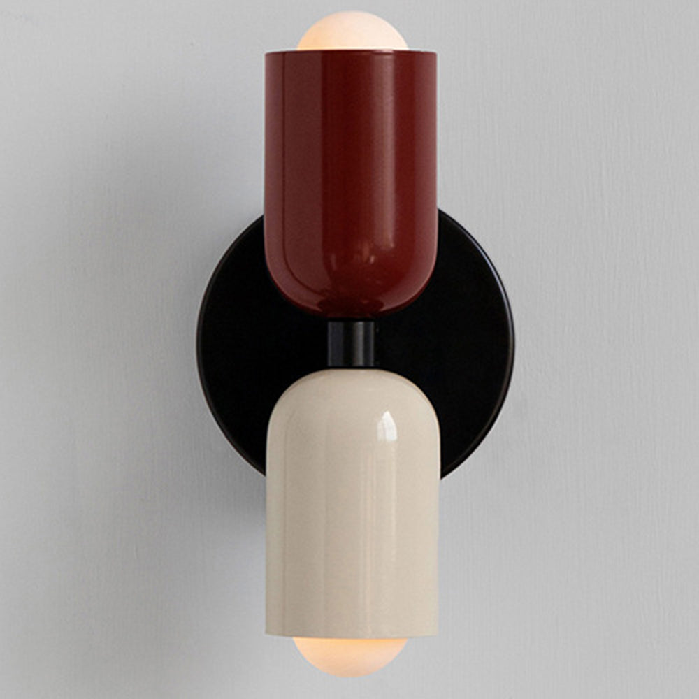 LumoBeam™ Modern Dual Glass Wall Sconce – Up & Down Outdoor Lighting Fixture