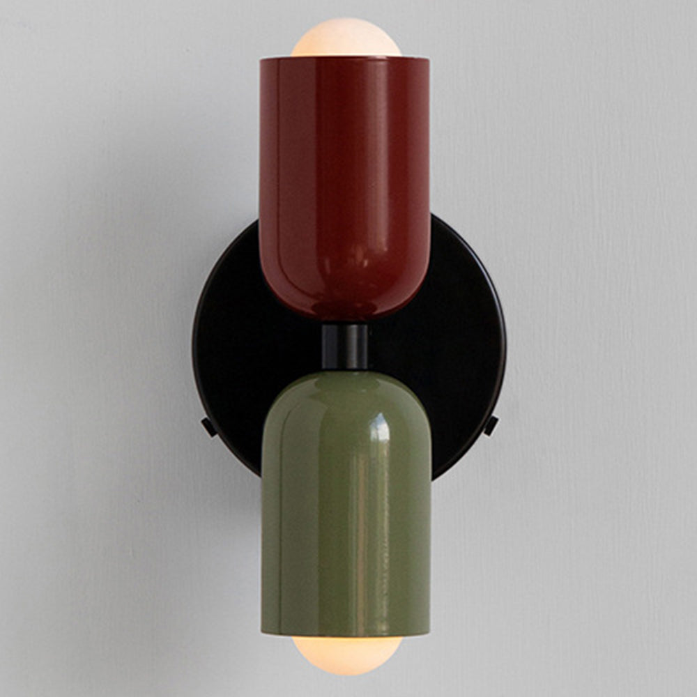 LumoBeam™ Modern Dual Glass Wall Sconce – Up & Down Outdoor Lighting Fixture