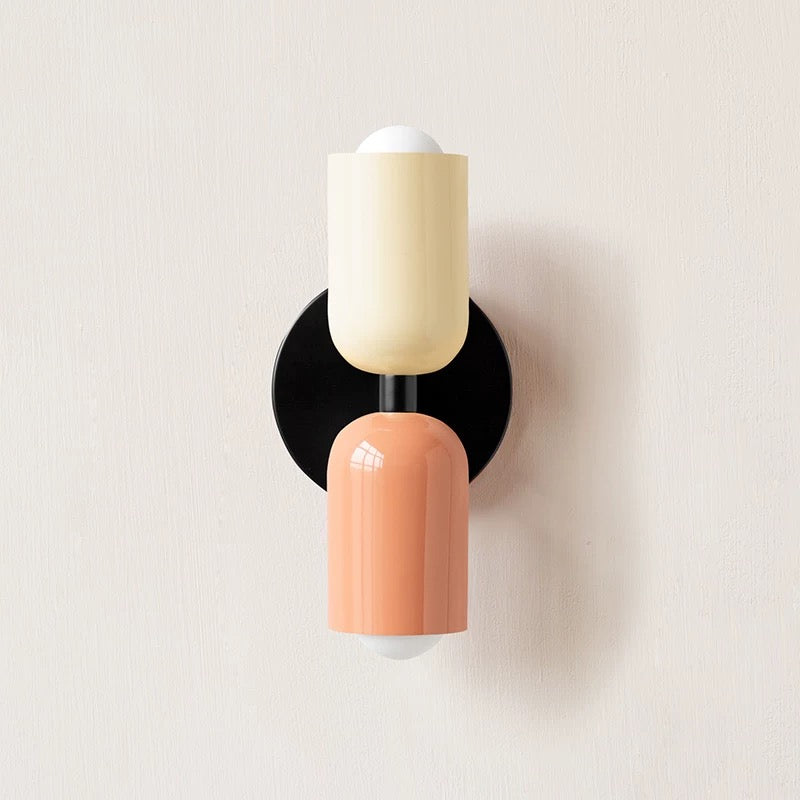 LumoBeam™ Modern Dual Glass Wall Sconce – Up & Down Outdoor Lighting Fixture