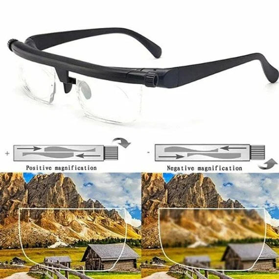 VisionFlex™ Adjustable Focus Glasses – Near & Far Sight in One