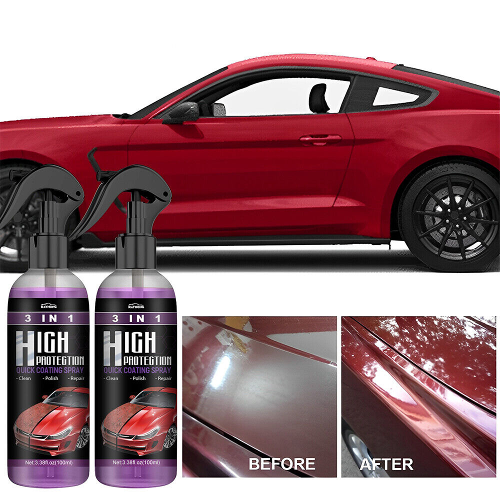 ShineX™ Advanced Car Coating Spray – 2-Step Mirror-Like Shine & Long-Lasting Protection