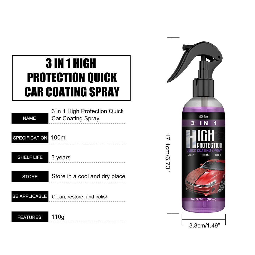 ShineX™ Advanced Car Coating Spray – 2-Step Mirror-Like Shine & Long-Lasting Protection