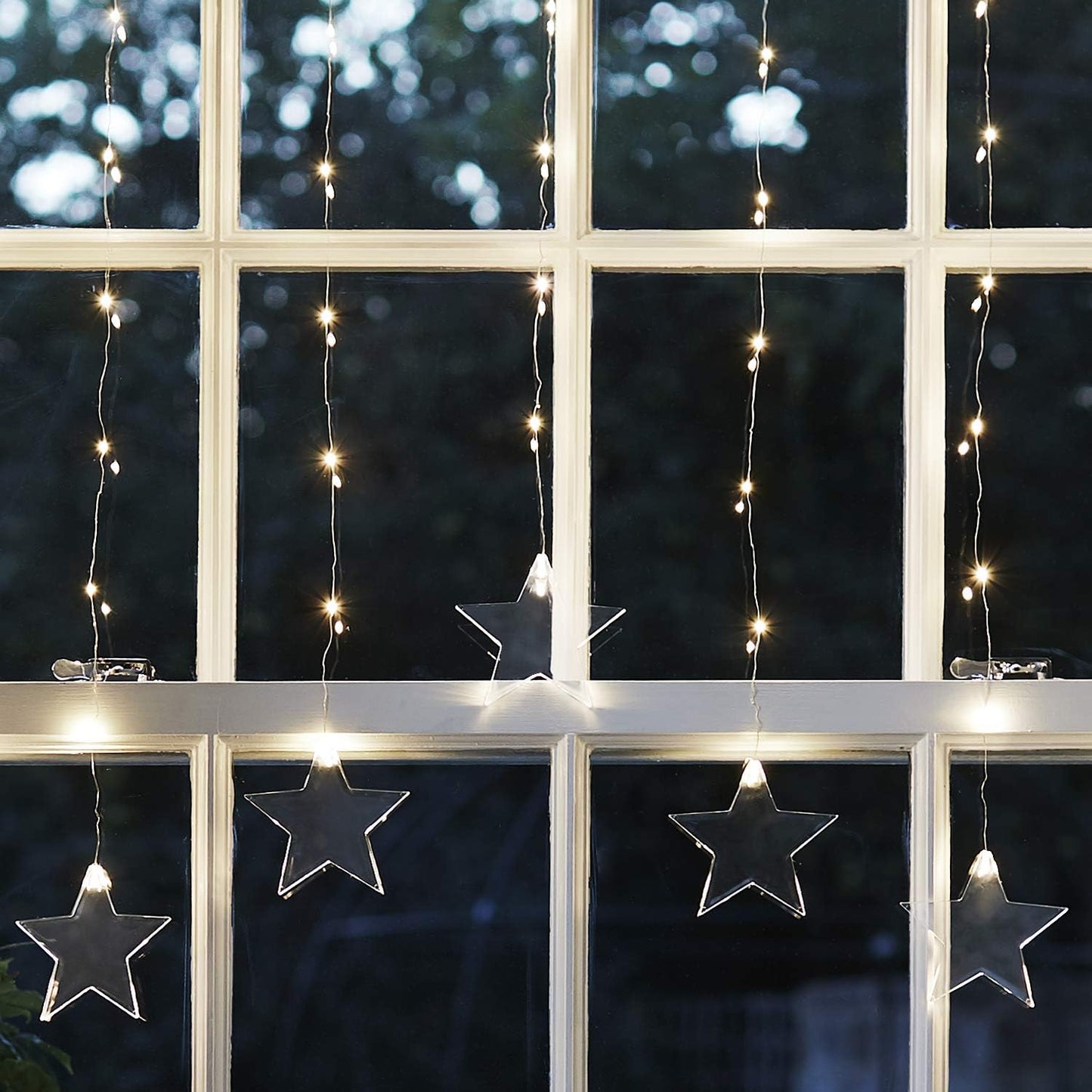 Christmas Decorations Star String Lights