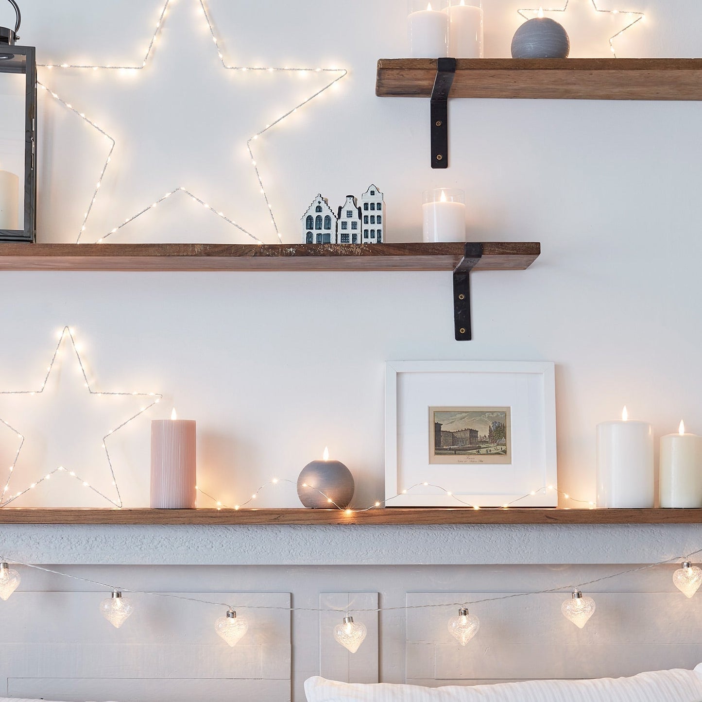 Christmas Decorations Star LED Lights