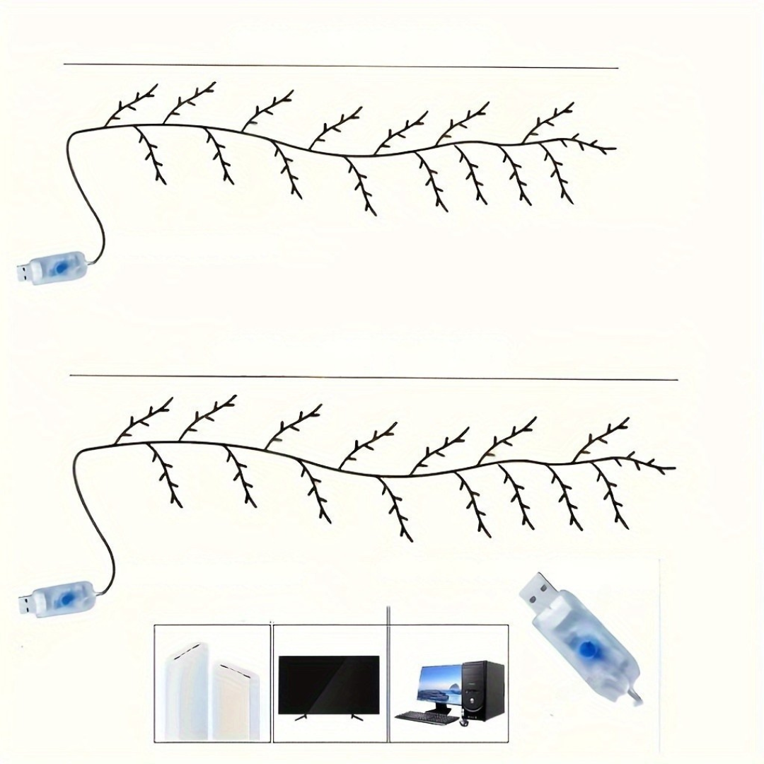 Wall Lights with LED Willow Branch Design