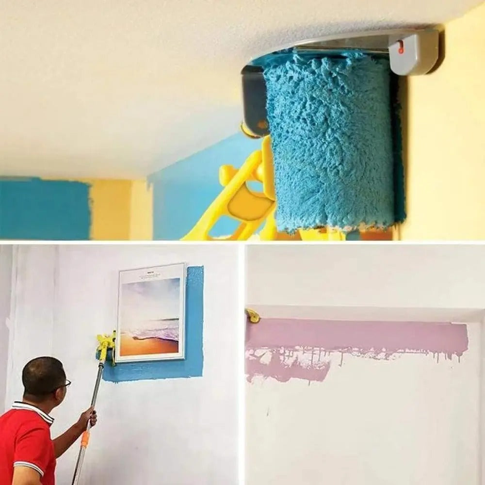 RollMate™ Magic Wall Paint Roller Set | Faster, Cleaner, Professional Results