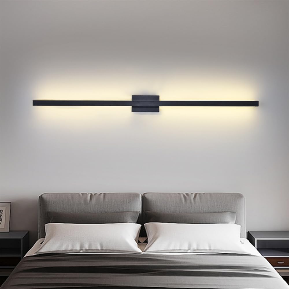 IronGlow™ Industriële Minimalistische Lange LED Wandlamp – Hedendaagse Woonkamerinrichting & Stijlvolle verlichting