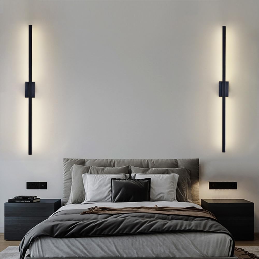 IronGlow™ Industriële Minimalistische Lange LED Wandlamp – Hedendaagse Woonkamerinrichting & Stijlvolle verlichting