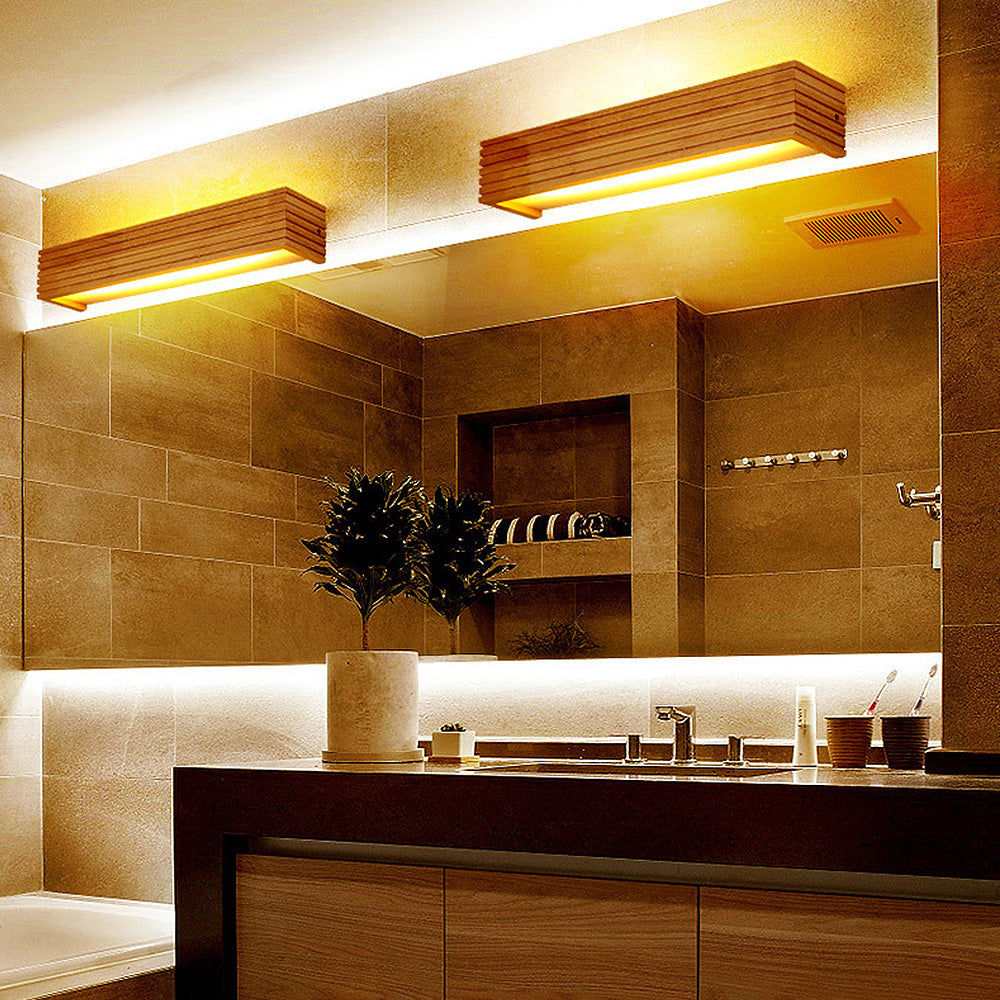 Wall Light Modern Wood LED Fixture