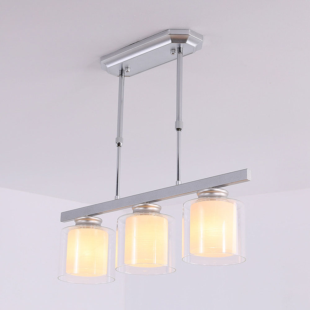 Modern Glass Ceiling Light for Kitchen Island