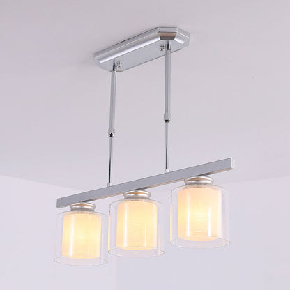 Modern Glass Ceiling Light for Kitchen Island