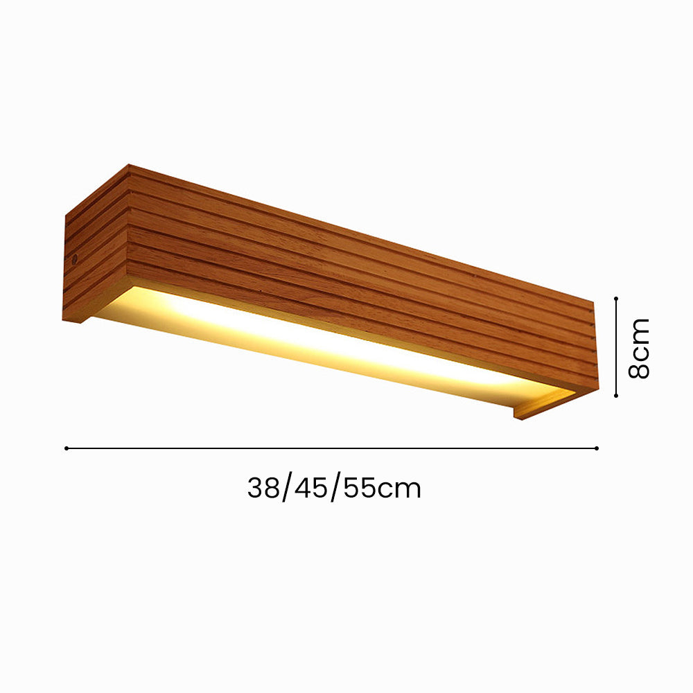 Wall Light Modern Wood LED Fixture