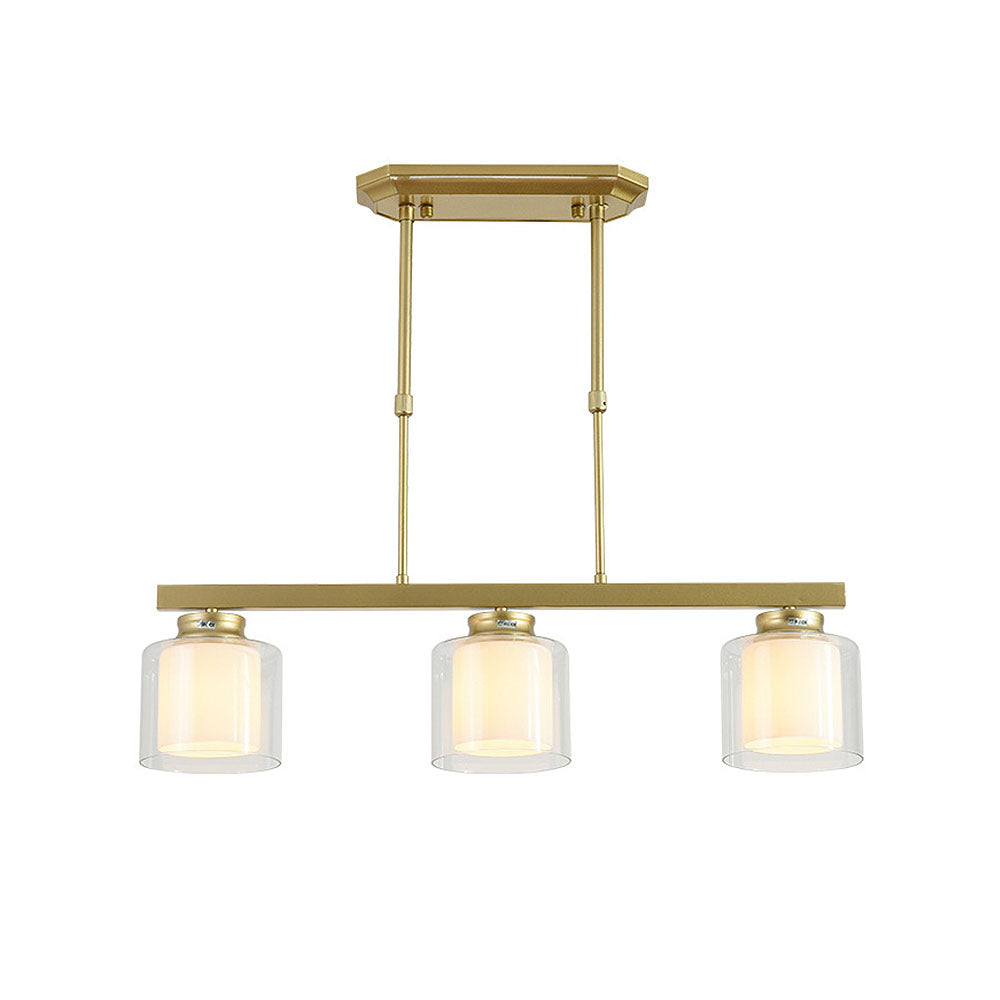 Modern Glass Ceiling Light for Kitchen Island