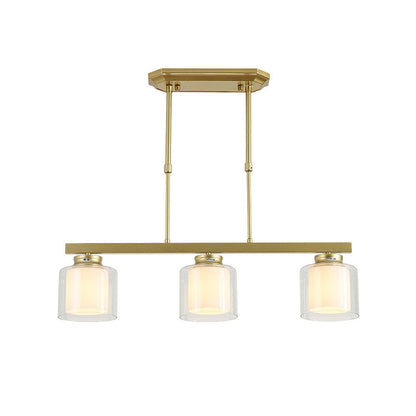 Modern Glass Ceiling Light for Kitchen Island