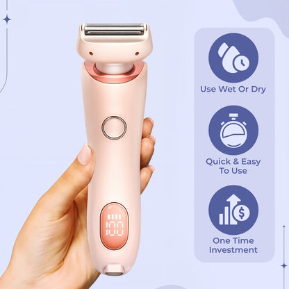 Electric Portable Razor - Perfect for both wet and dry shaving