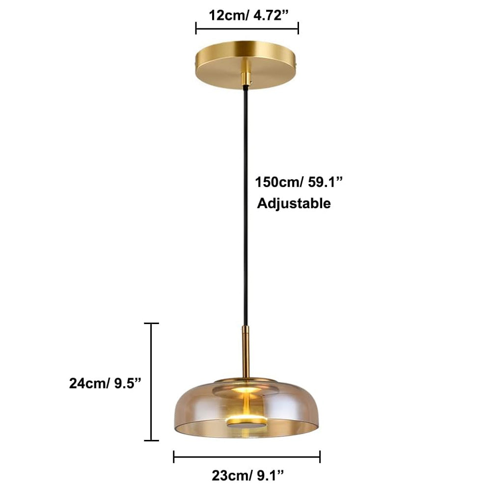 Pendant Light Modern Glass LED Ceiling Lamp