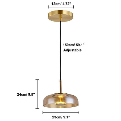 Pendant Light Modern Glass LED Ceiling Lamp