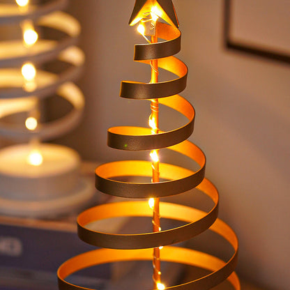 Table Lamp with LED Lights and Metal Tree