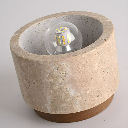 Ceiling Light Wood Cylinder Flush Mount Fixture