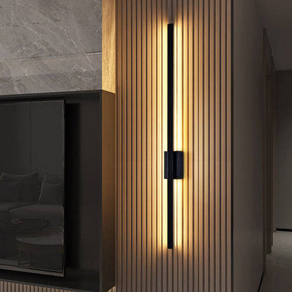 IronGlow™ Industrielle minimalistische lange LED-Wandleuchte – Zeitgenössische Wohnzimmerdekoration & Stilvolle Beleuchtung