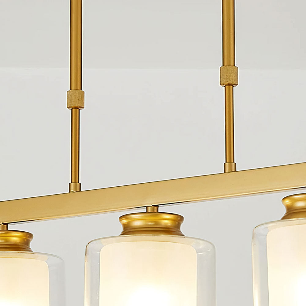 Modern Glass Ceiling Light for Kitchen Island