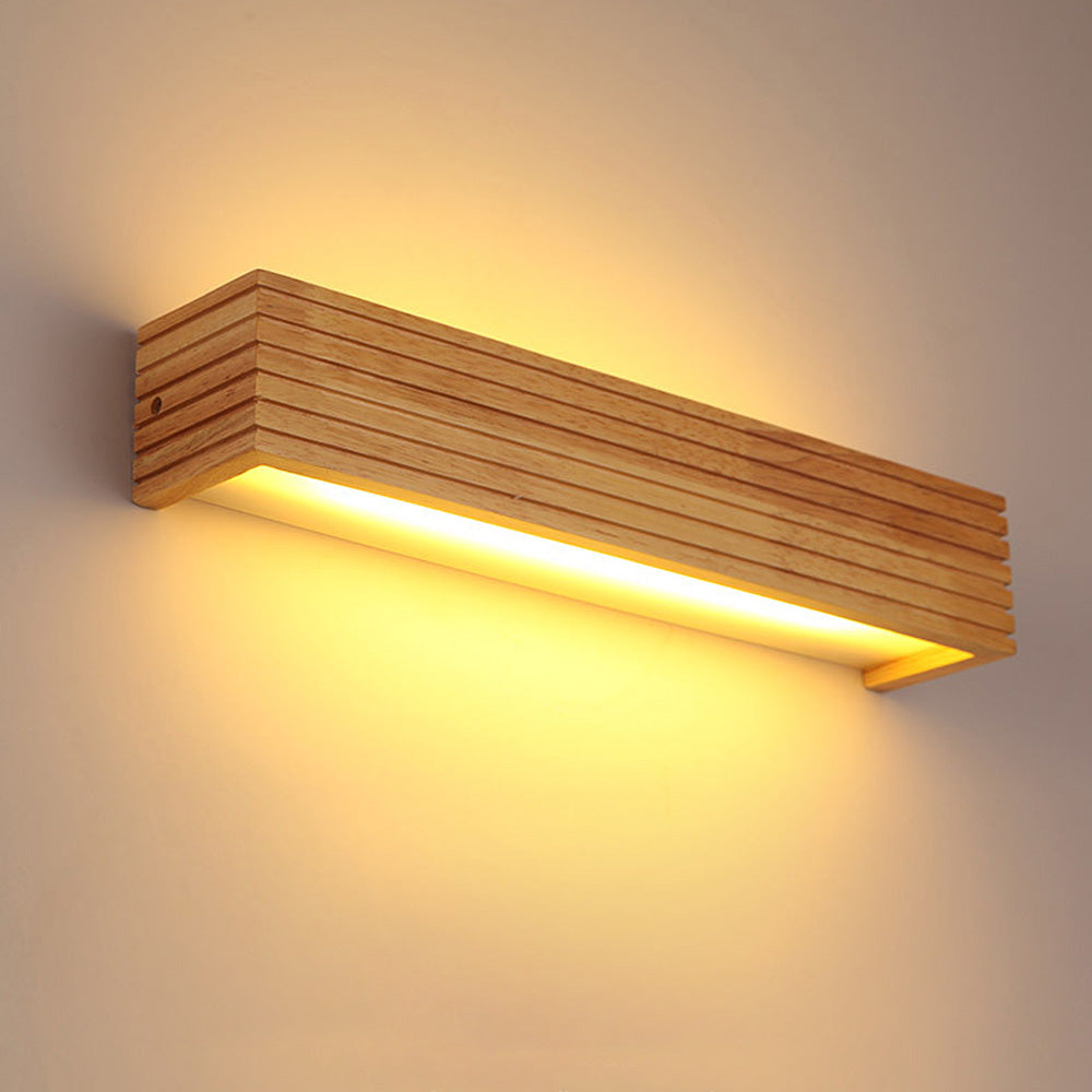 Wall Light Modern Wood LED Fixture