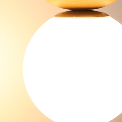 Ceiling Light with Glass Shade for Hallway