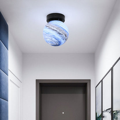 Glass Ceiling Light Modern Globe Fixture