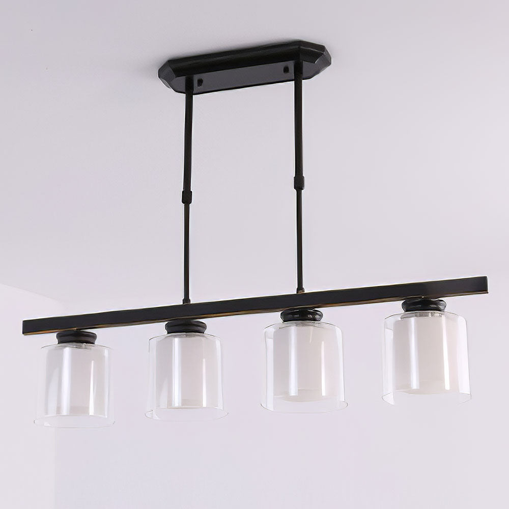 Modern Glass Ceiling Light for Kitchen Island