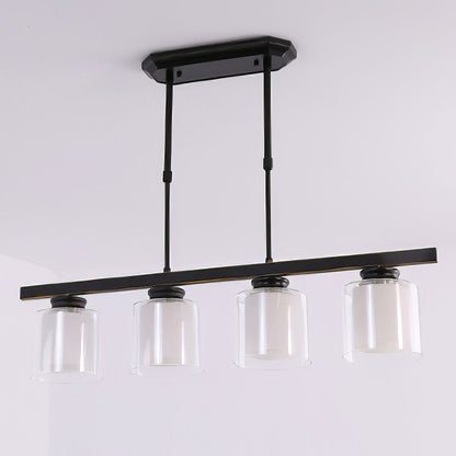 Modern Glass Ceiling Light for Kitchen Island